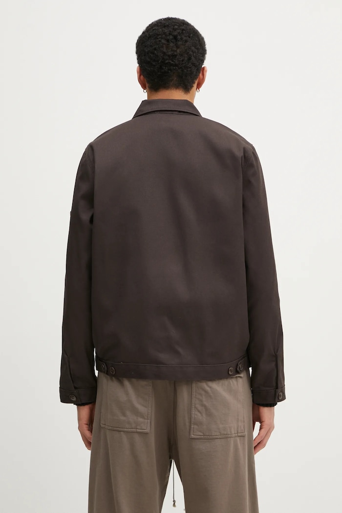 Clothing Dickies jacket M Unlined Eisenhower Jacket Rec Dark Brown DK0A4Y6UDBX1 brown