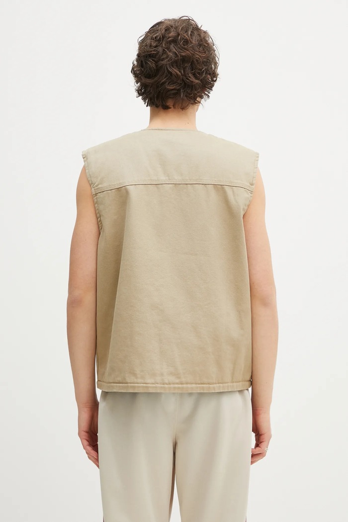 Clothing Dickies cotton vest Duck Canvas Summer Vest Sw Desert Sand DK0A4YQKF021 beige