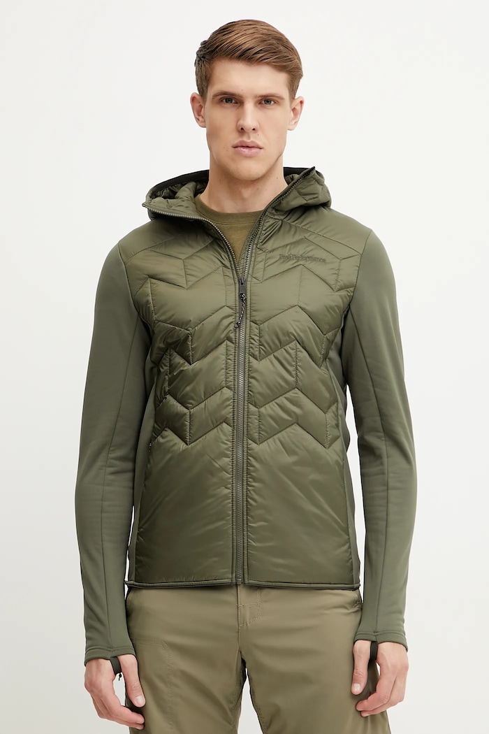 Peak Performance Geaca sport Elevate Liner verde G80164