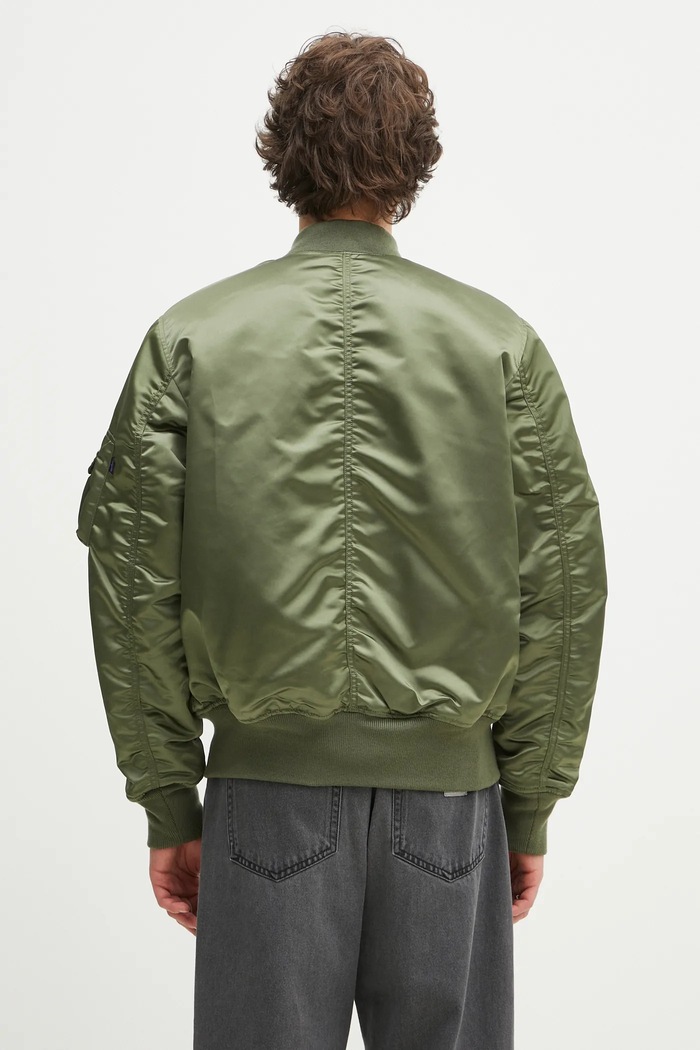 Odjeća Dvostrana jakna Alpha Industries MA-1 Base Flight Jacket 756111.01 zelena