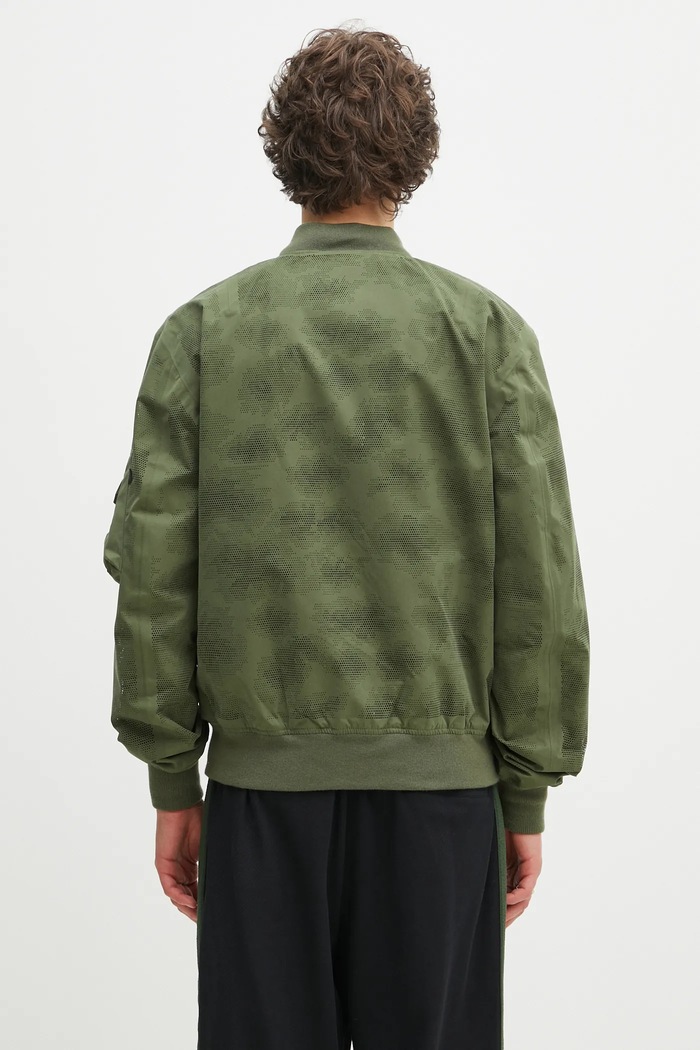 Odzież Alpha Industries kurtka bomber L-2B Laser Cut Flight Jacket II 756120.01 zielony
