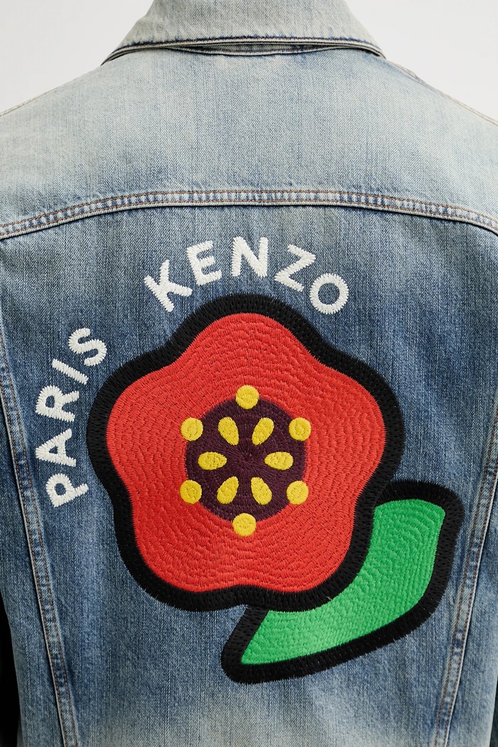 Rifľová bunda Kenzo FF55DV3026I7.DS modrá