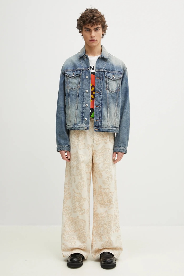 Kenzo denim jacket FF55DV3026I7.DS