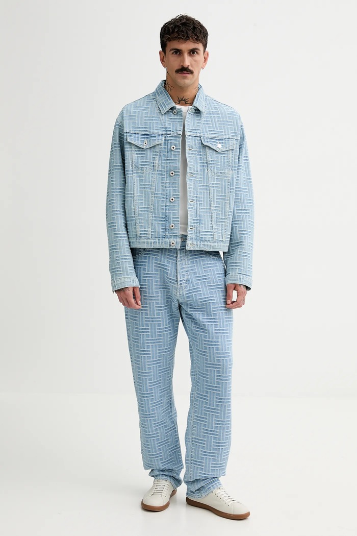 Rifľová bunda Kenzo FF55DV3026J4.DB modrá SS25