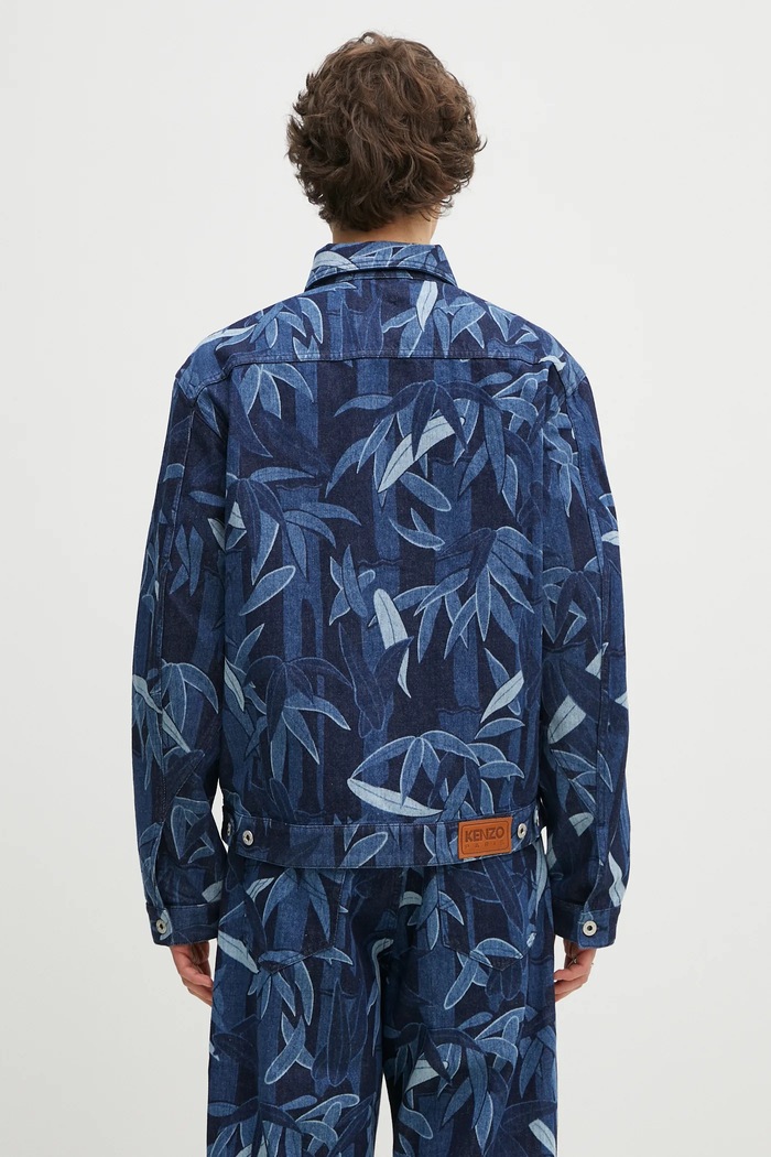 Oblečení Džínová bunda Kenzo FF55DV3106P1.DM námořnická modř
