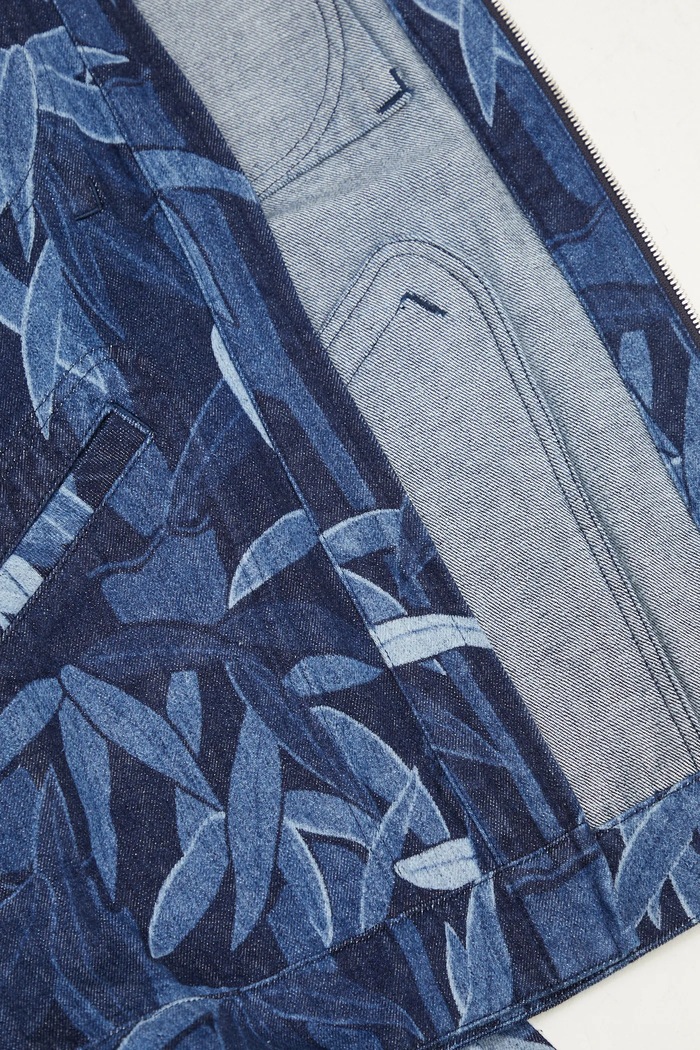 Džínová bunda Kenzo FF55DV3106P1.DM námořnická modř