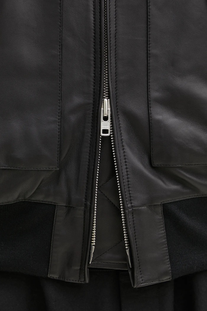 Kenzo giacca in pelle FF55LB1430AD.99