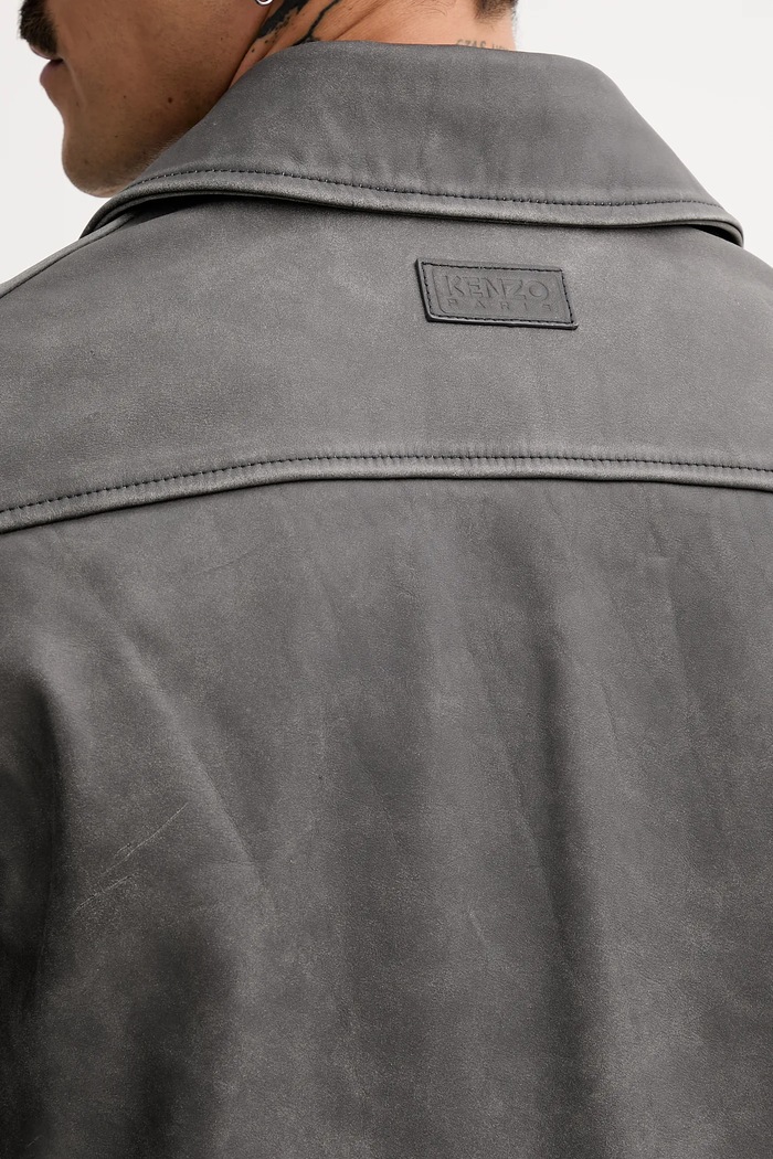 Kožená bunda Kenzo FF55LB1440AB.96