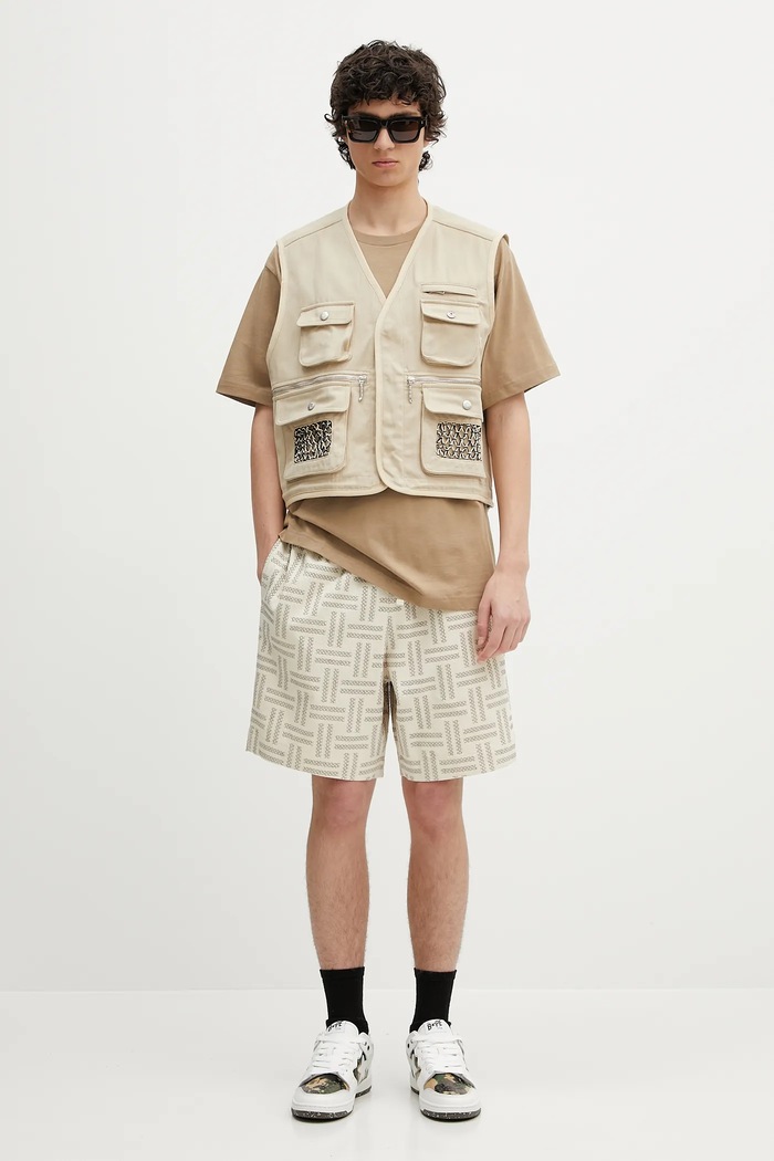 Kenzo sleeveless jacket cotton Men's FF55OU0099OT.11