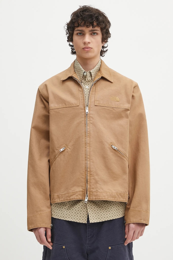 Bunda The North Face Cedar Canvas Work nezateplené hnedá NF0A8B721731
