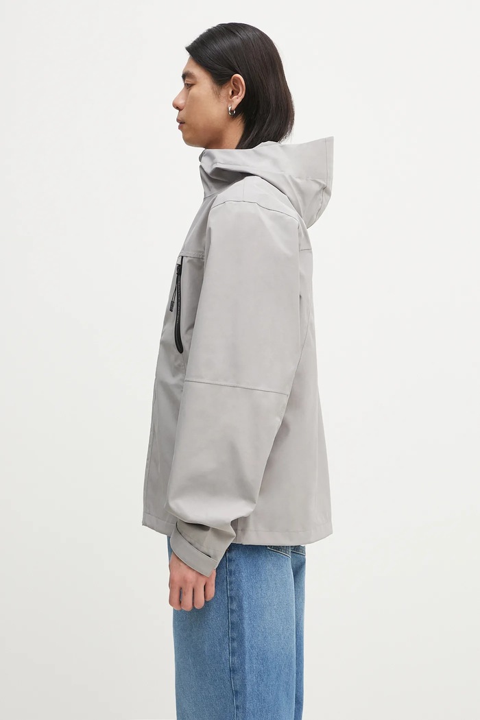 Daily Paper esődzseki Kunle Rain Jacket 2512003 szürke SS25