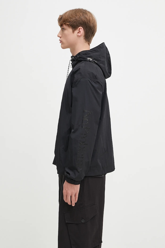 No Problemo rövid kabát Nylon Windcheater Jacket NP7070003 fekete SS25