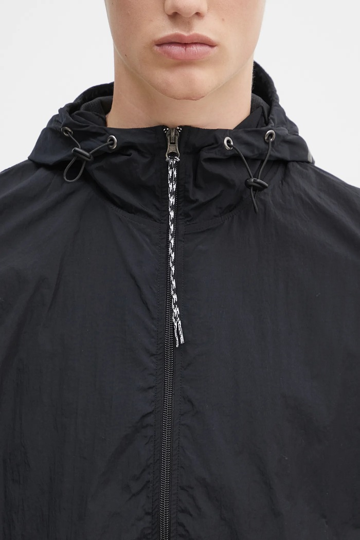 No Problemo rövid kabát Nylon Windcheater Jacket NP7070003 fekete