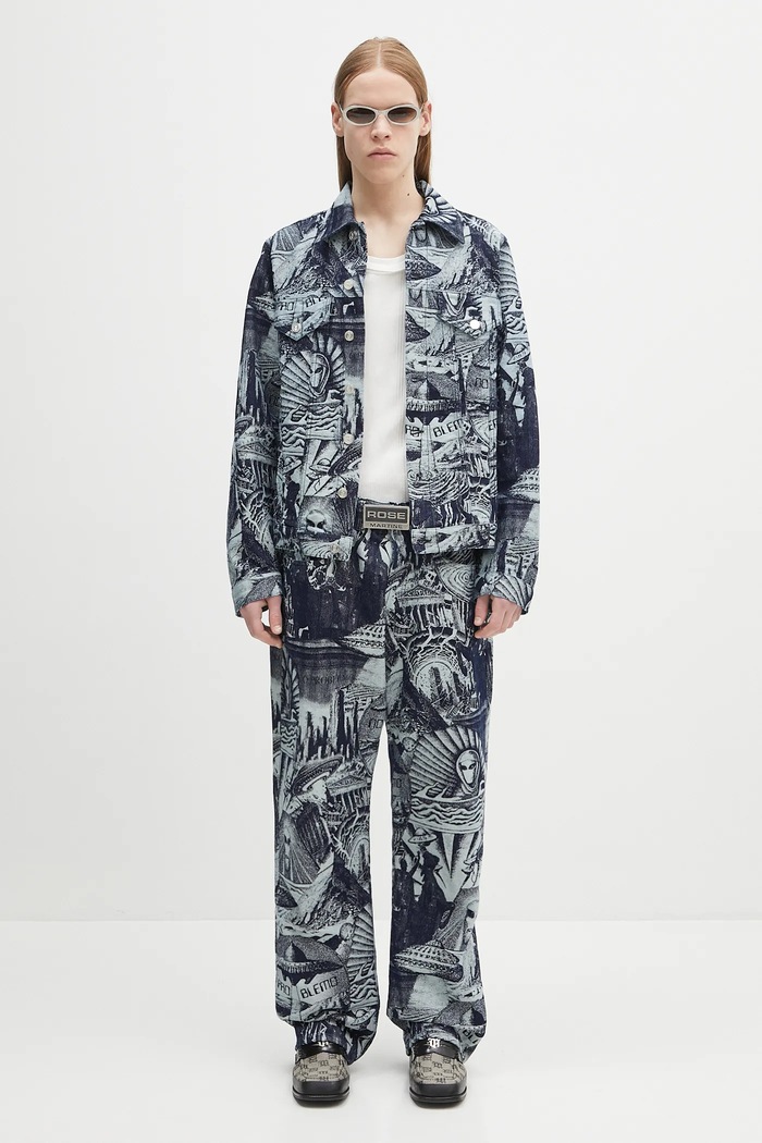 No Problemo pamut kabát Apocalypse Jacquard Trucker Jacket NP7000003
