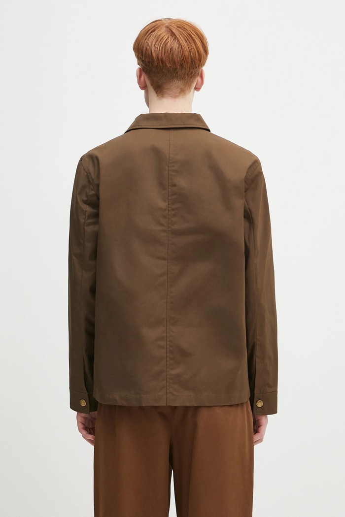 Дрехи Памучно яке A.P.C. Blouson Gabriel COERC.H02841 кафяв