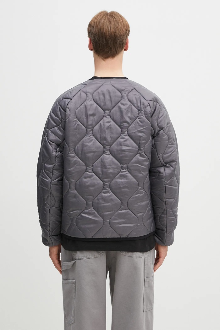 Clothing New Balance jacket Made In Usa Quilted Jacket Mgt MJ43541MGT gray