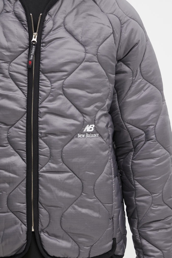 New Balance jacket Made In Usa Quilted Jacket Mgt gray MJ43541MGT