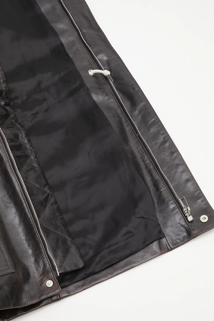 Wales Bonner bőrdzseki Vision Leather US25LE11.LE02.899