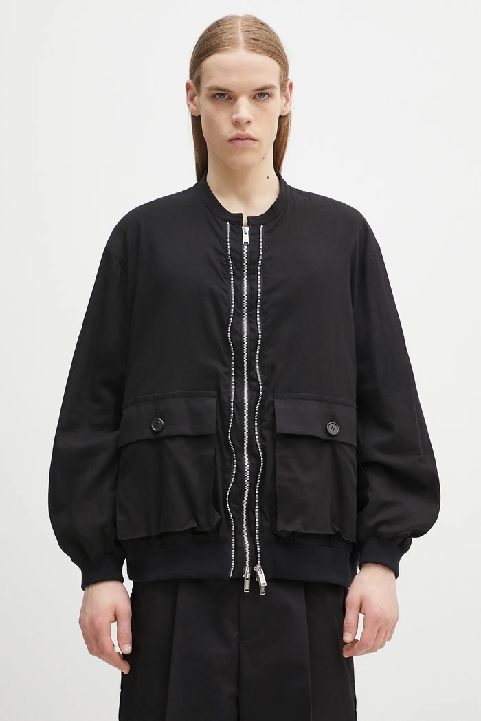 Βαμβακερό μπουφάν Blouson χωρίς μόνωση μαύρο UC1E4206.2