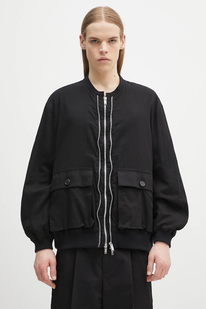 Βαμβακερό μπουφάν Blouson χωρίς μόνωση μαύρο UC1E4206.2
