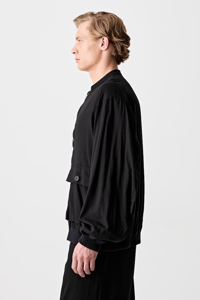 Undercover Blouson куртка-бомбер бавовняна чоловіча UC1E4206.2 чорний SS25