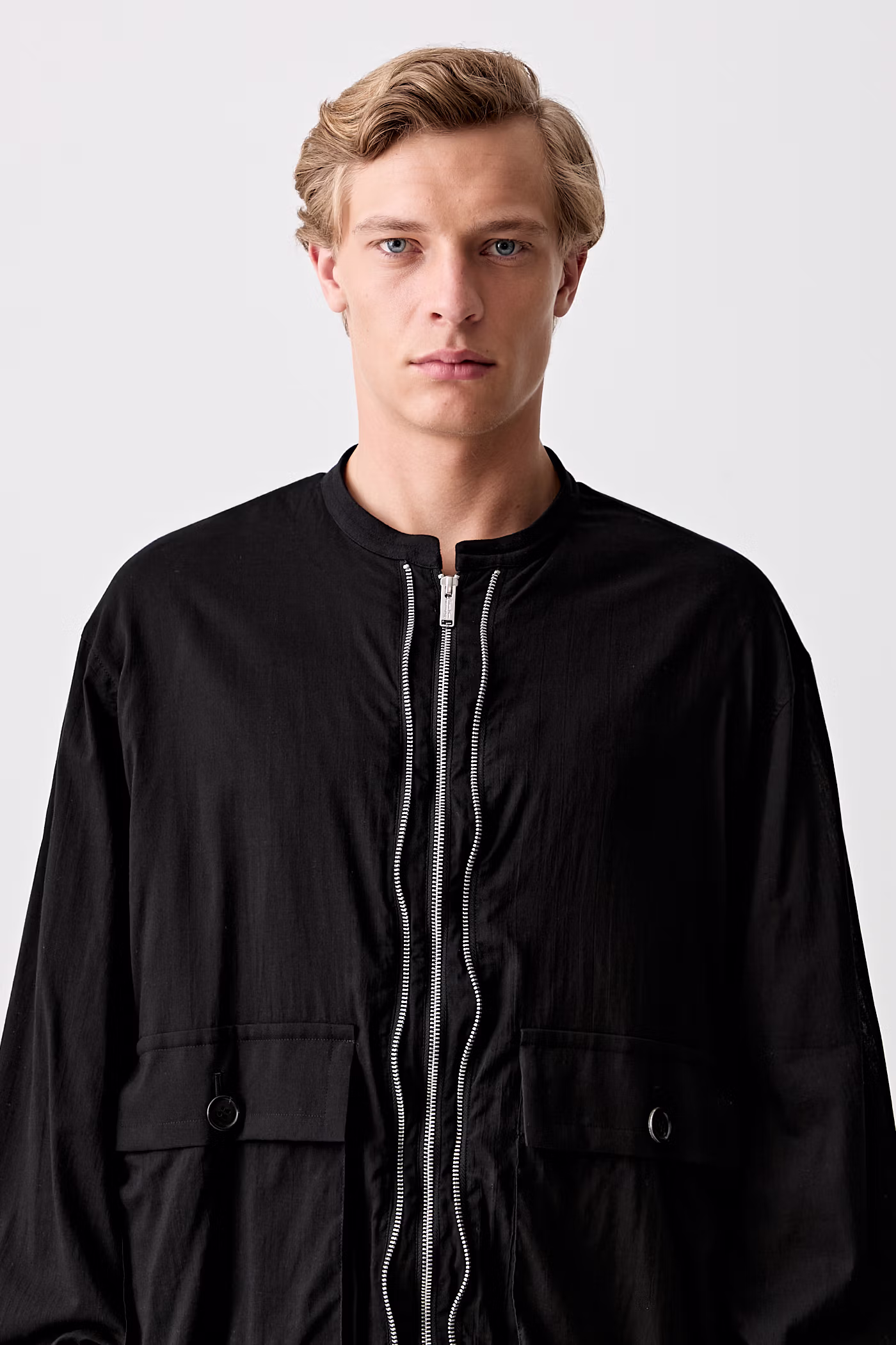 Undercover Blouson bomber jacket cotton Men's black UC1E4206.2