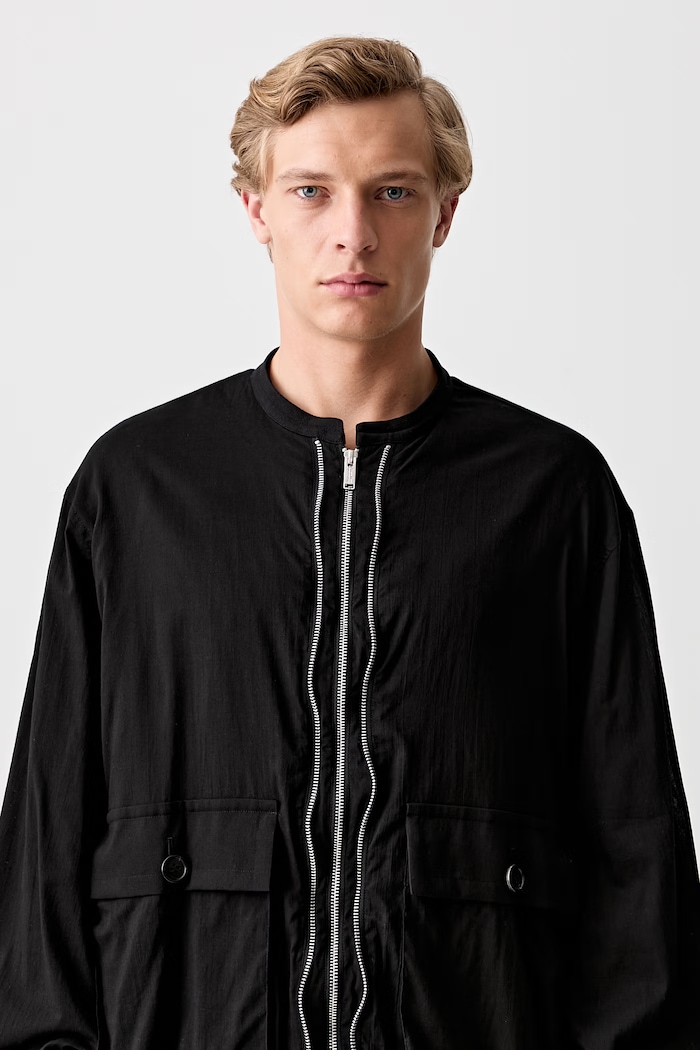 Undercover Blouson bomber jacket cotton Men's black UC1E4206.2