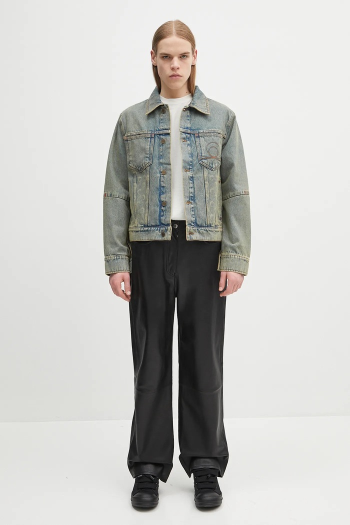 Джинсова куртка Marine Serre Moon Laser Denim Trucker MJA063A.CDEN0003