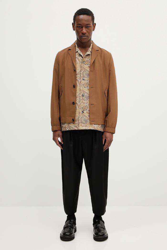 Paul Smith giacca in lana M1R.440Z.P00108 marrone