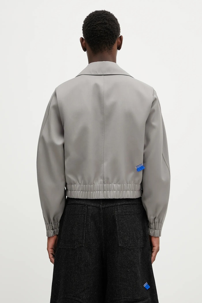 Îmbrăcăminte Ader Error geacă de lână Apparel-Top BO01SSJK0801GR gri