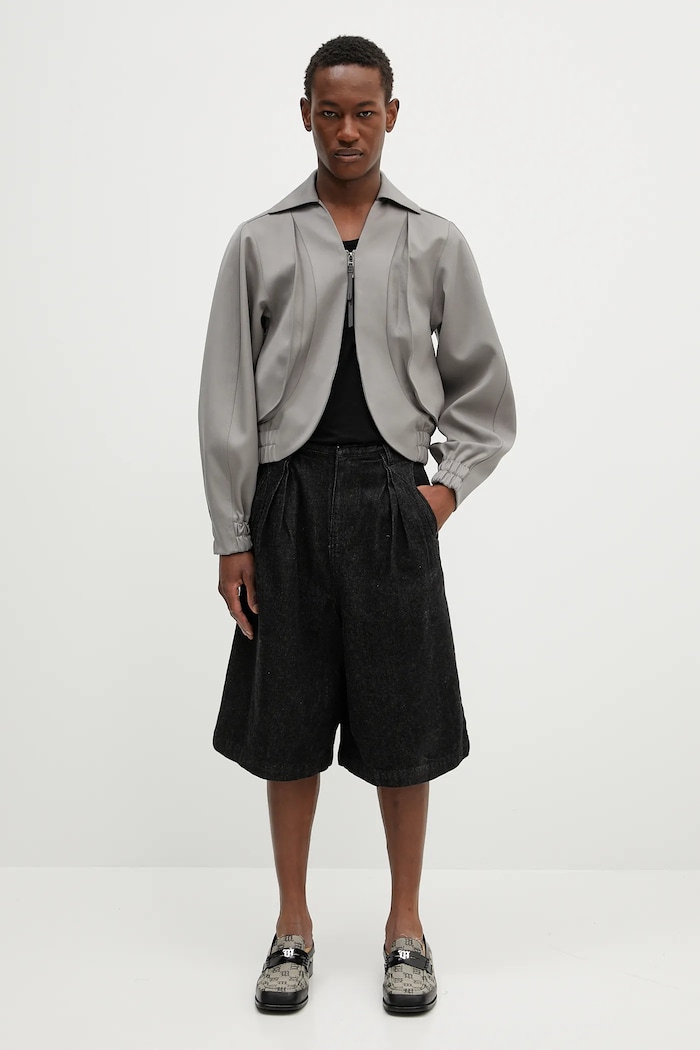 Ader Error geacă de lână Apparel-Top BO01SSJK0801GR