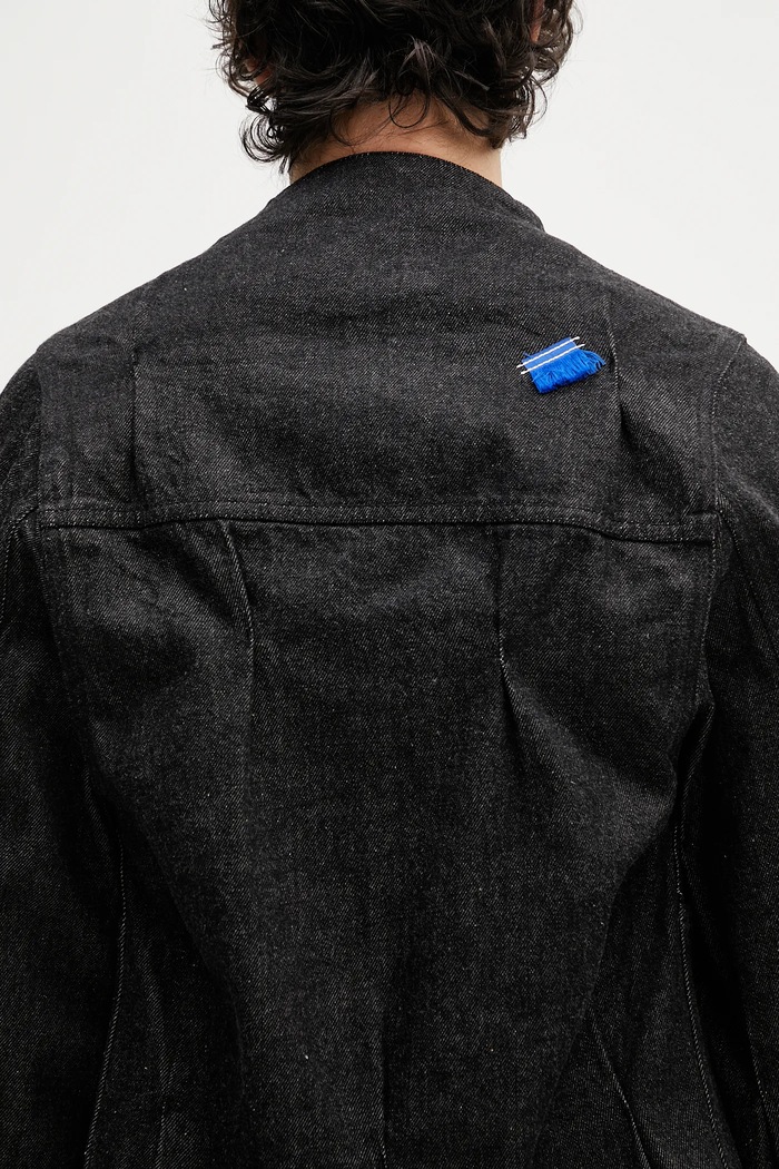 Džínová bunda Ader Error Apparel-Top černá BO01SSJK0108BK