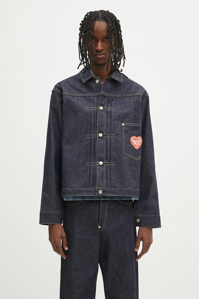 Human Made denim jacket Denim Work Jacket Past without blue HM29JK002