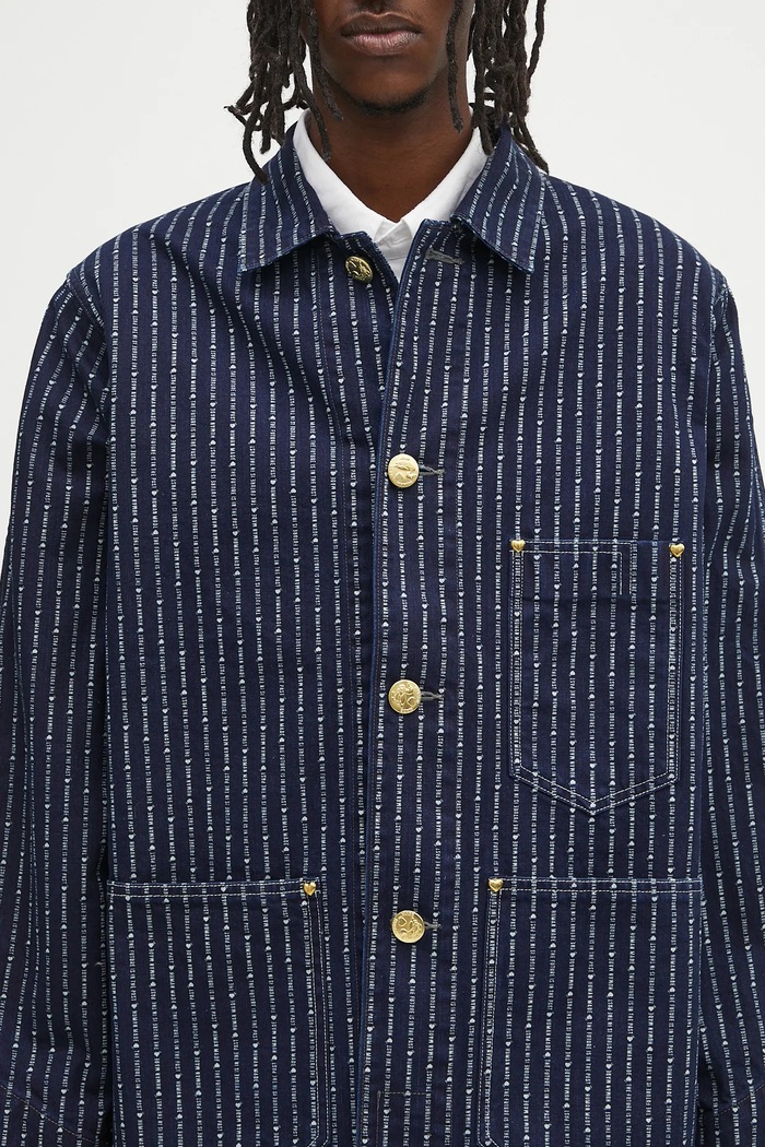Джинсова куртка Human Made Wabash Coverall Jacket блакитний HM29JK006