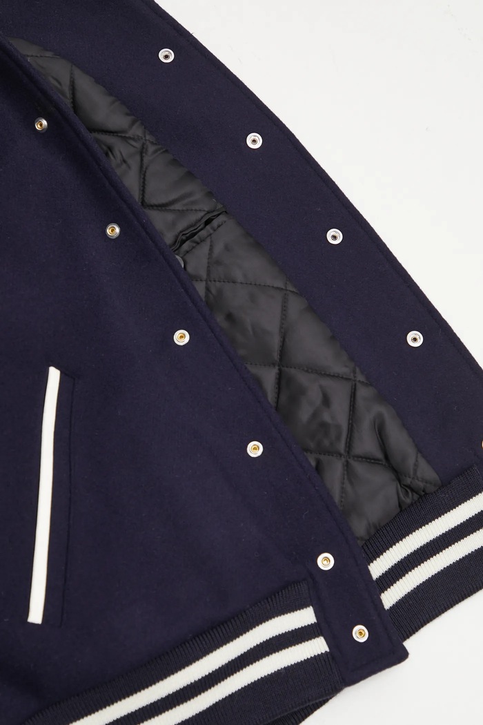 Vlněná bomber bunda Sporty & Rich Champions Wool Varsity OW007623633BL111