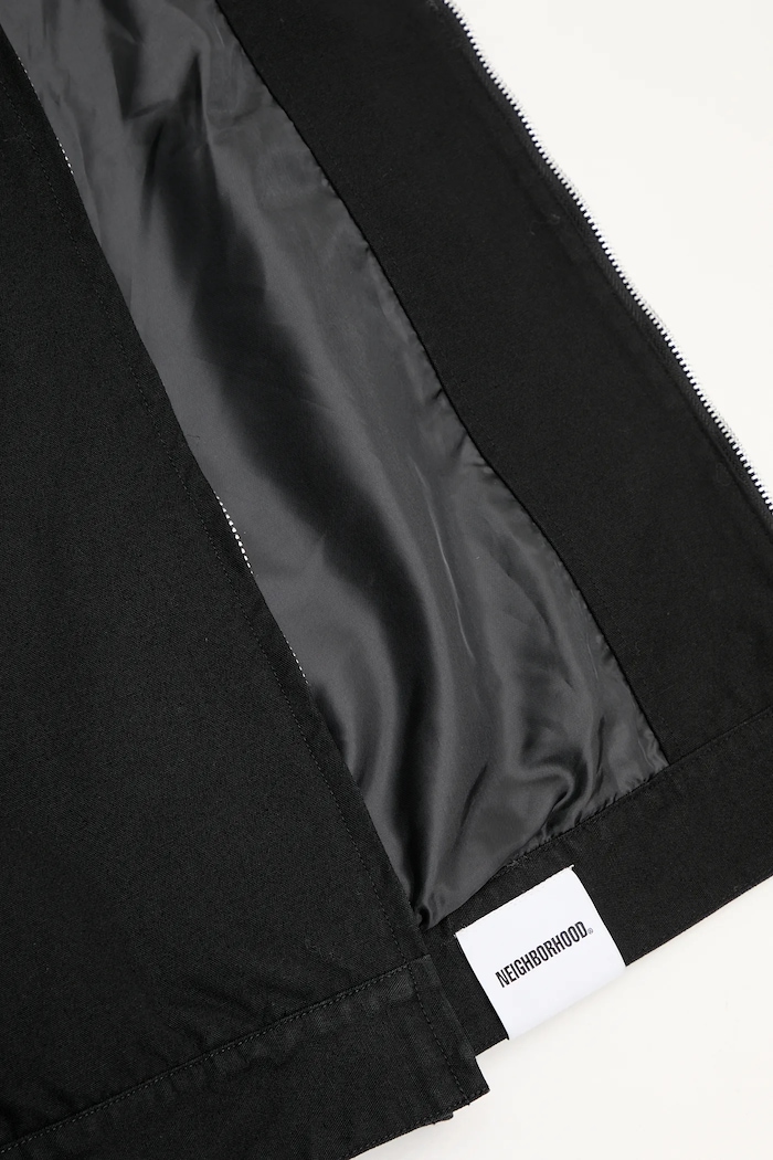Pamučna jakna NEIGHBORHOOD Zip Work Jacket 251TSNH.JKM02 crna