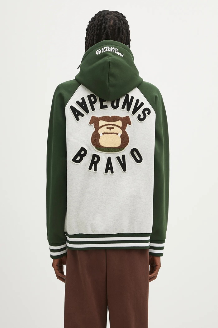 Clothing AAPE sweatshirt Aaper AAPSWMB382XAN green