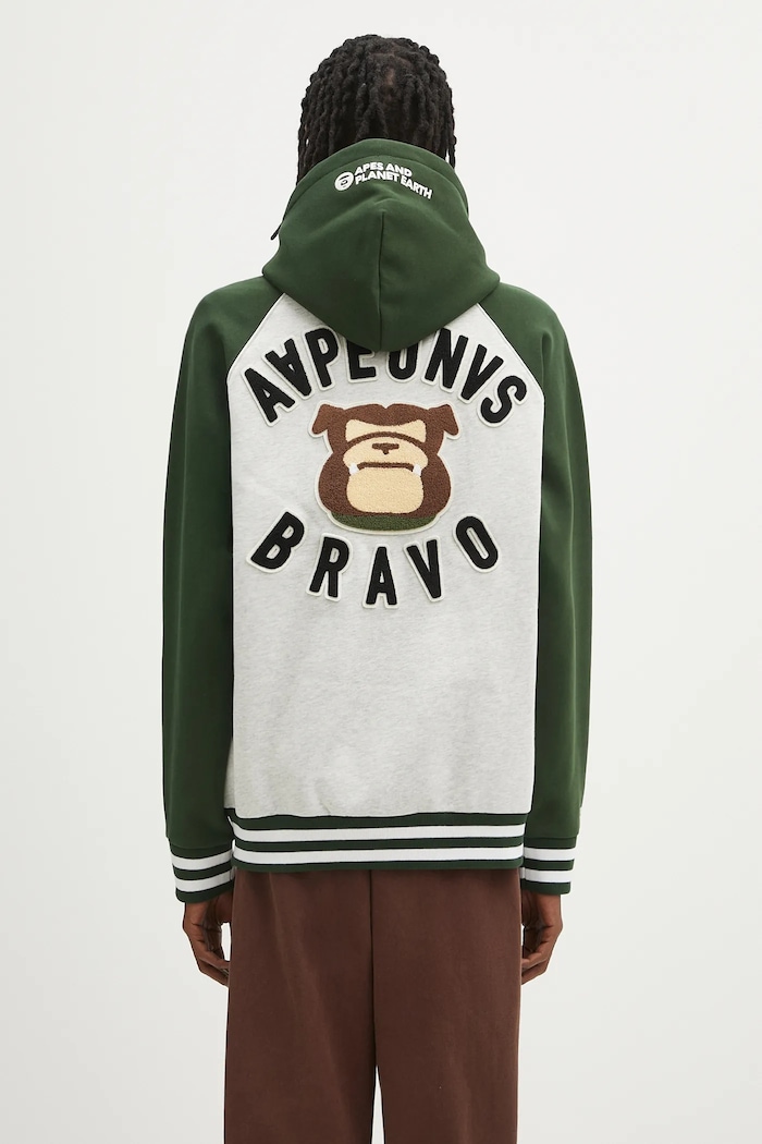 Clothing AAPE sweatshirt Aaper AAPSWMB382XAN green
