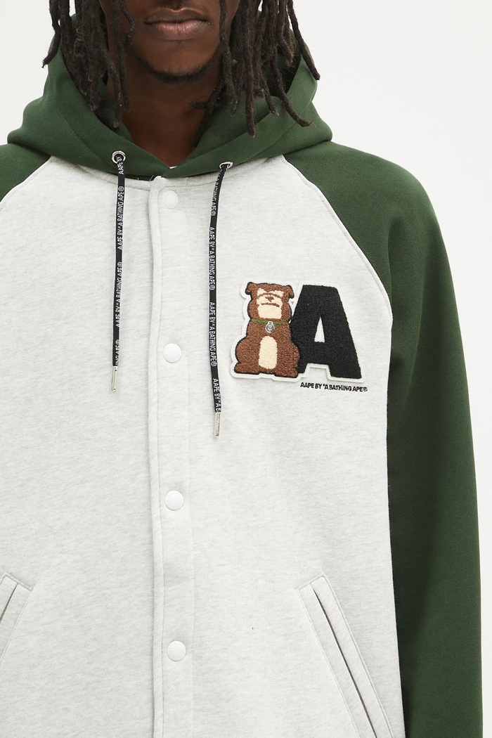 AAPE sweatshirt Aaper green AAPSWMB382XAN