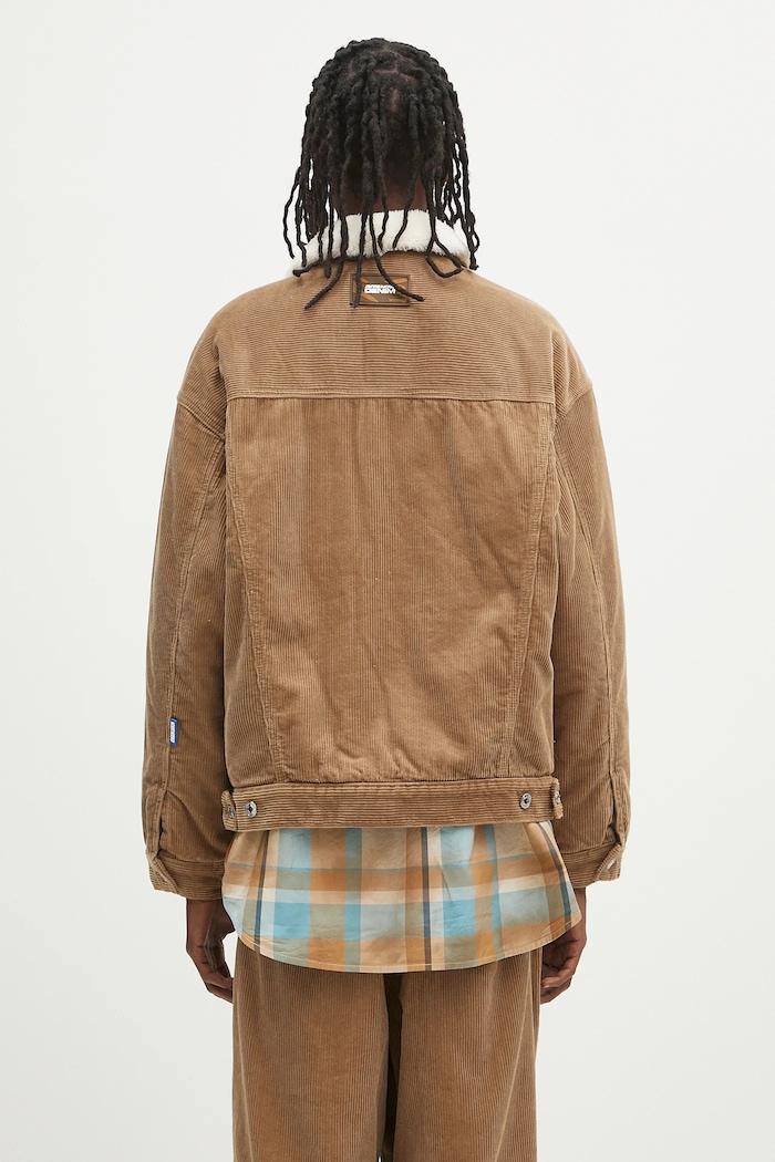 Clothing AAPE corduroy jacket Now AAPJKM7660XXN brown