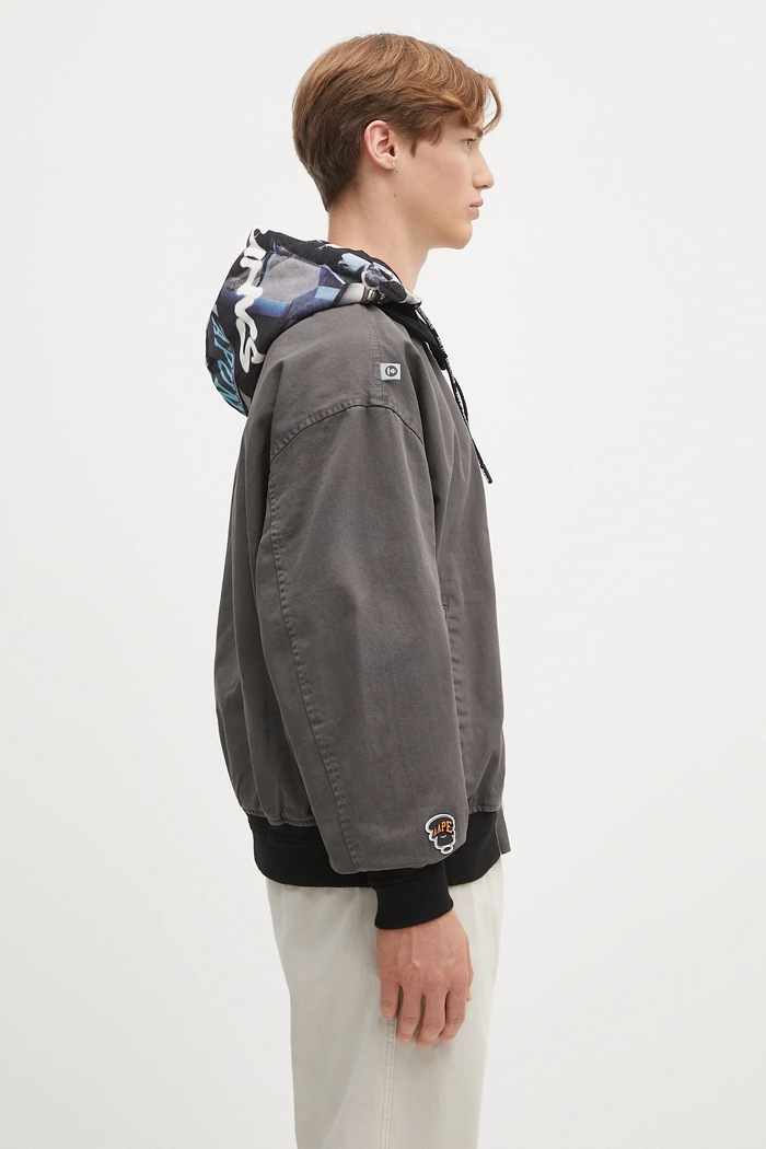 AAPE giacca Main Light Weight marrone AAPLJM7675XXN