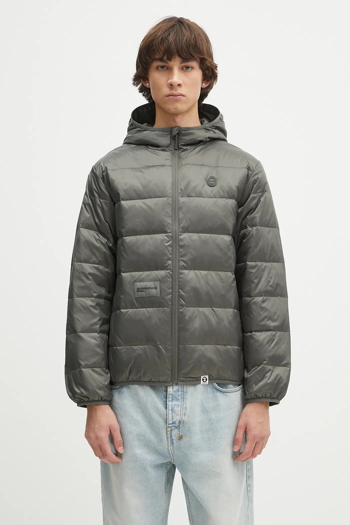 AAPE down jacket Now Down with green AAPDNM7652XXN