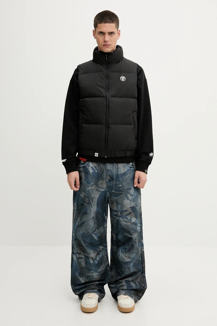 AAPE down vest Now Down AAPDNM7653XXN