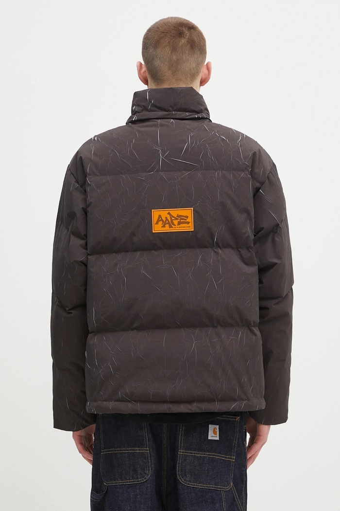 AAPE jacket Main Down AAPDNM7665XXN black