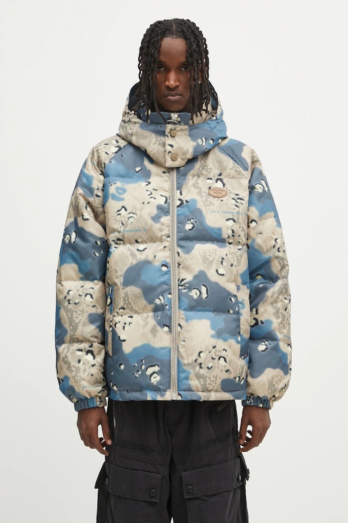 AAPE down jacket Main Down with beige AAPDNM7666XXN