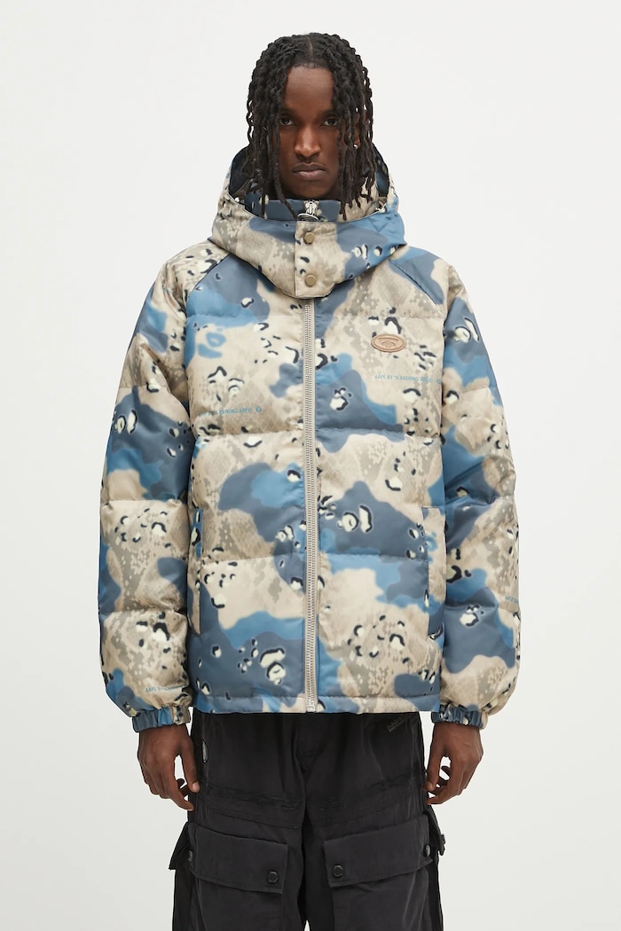 AAPE down jacket Main Down with beige AAPDNM7666XXN