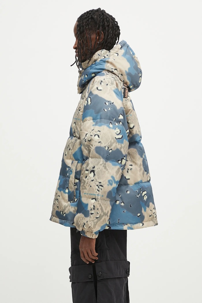 AAPE down jacket Main Down AAPDNM7666XXN beige SS25