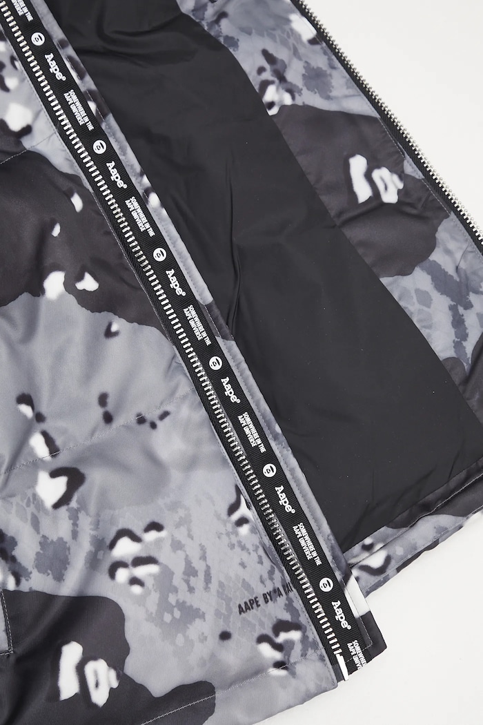AAPE down jacket Main Down AAPDNM7666XXN gray