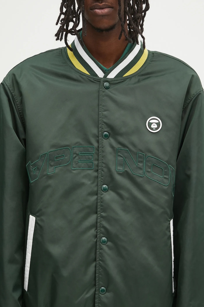 AAPE bomber jacket Now green AAPJKM7656XXN