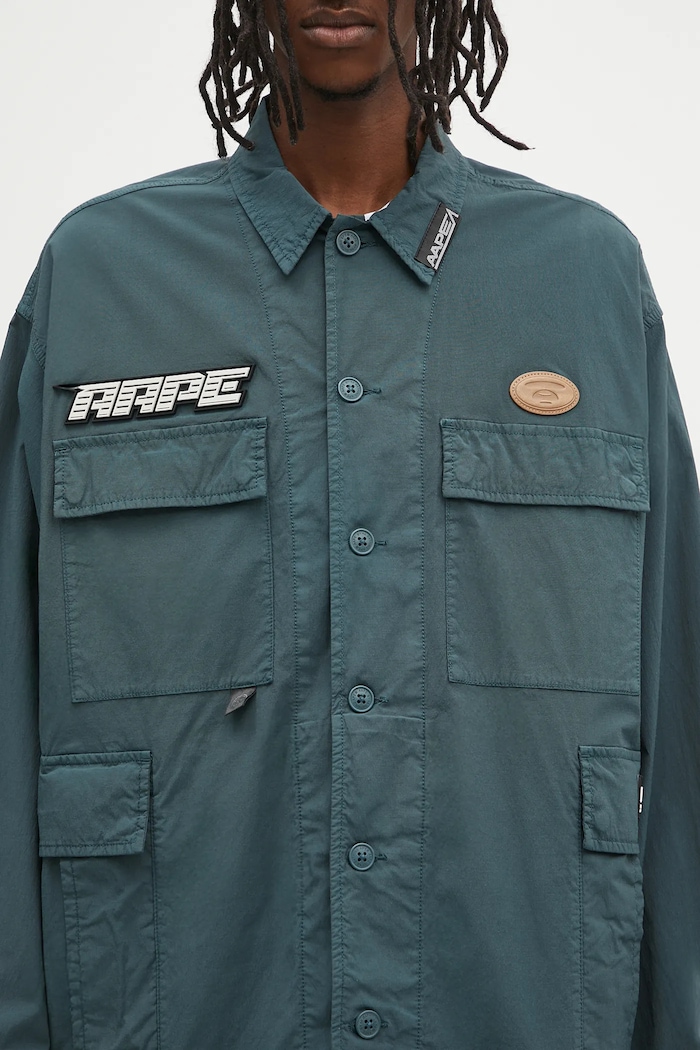 AAPE jacket Main Long Sleeve turquoise AAPSTM8501XXN